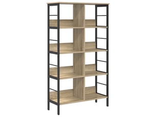 Étagère 8 niveaux, étagère de rangement 82 x 32 x 144,5 cm bois d'ingénierie shl7595
