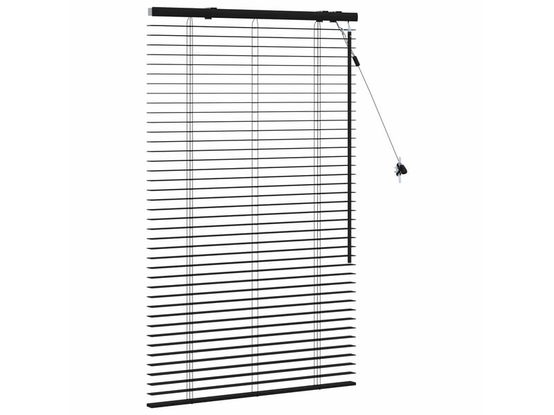  Store vénitien, store de fenêtre noir 90 x 130 cm 35 mm bois de paulownia massif cf48192  - Conforama C