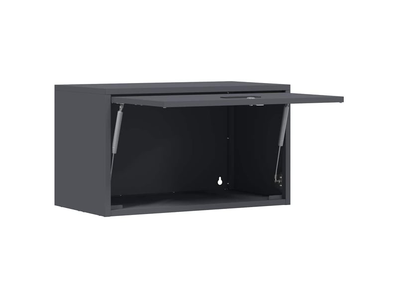  Armoire murale salon, meuble de rangement pour garage anthracite 60 x 33 x 35 cm  - Conforama E