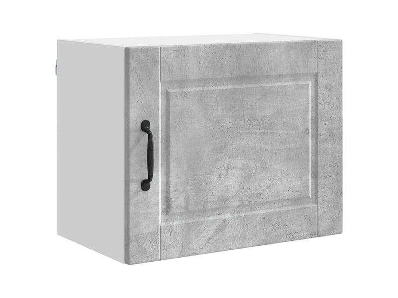 Meuble mural de cuisine | armoire de cuisine 2 pcs gris béton bois d'ingénierie shl4745 - Conforama E