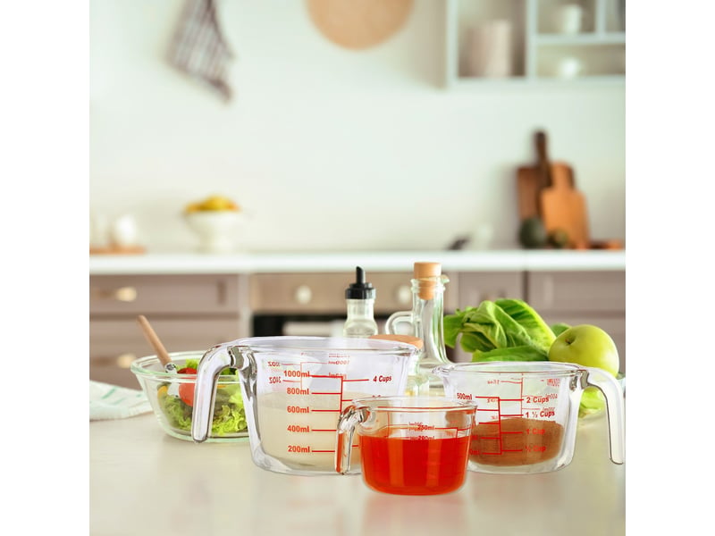  Pichet doseur en verre, lot de 3  - Conforama E