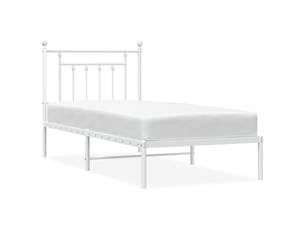 Lit simple 80x200 cm    coloris blanc