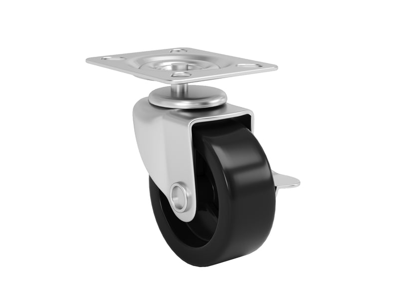 Desserte cuisine, îlot central sur roulettes avec plan de travail, plateau extensible, pivotant à 360°, dimensions 110 x 42 x 90 cm, mdf, noir - Conforama E