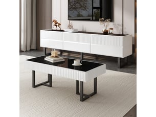 Meuble tv coloris bicolore 170 cm LPOSPI  