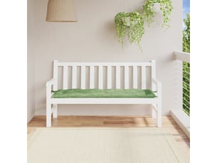 Coussin de banc de jardin, coussin d'assise motif de feuilles 150x50x7 cm cf52755