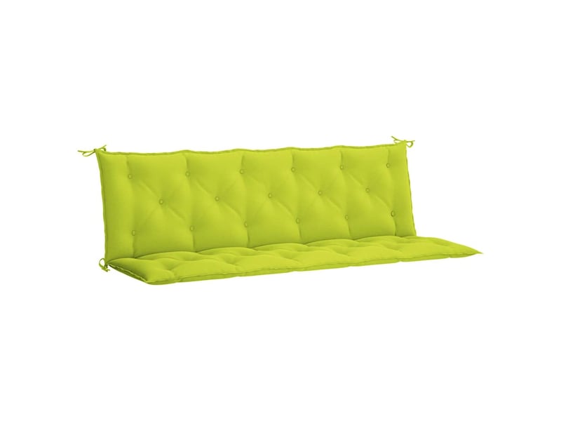  Coussin de banc de jardin, coussin d'assise vert vif 180x(50+50)x7cm tissu oxford cf52877  - Conforama A