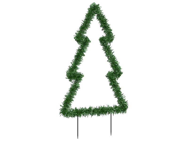  Décoration lumineuse arbre de noël avec piquets 80 led 60 cm  - Conforama D