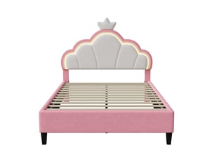 Lit 2 places 140x200 cm FEEOHOME   coloris rose