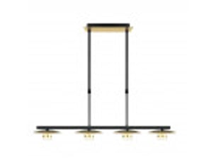 Fabrilamp ciudad del cabo, lampe, moderne, led, 24 w, 1920 lm, 4000 k, noirdoré, 40-62 x 85 x 15 cm