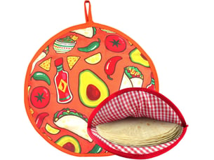 Sac isotherme pour tortillas de 30 cm - sac isolant - maintient les aliments au chaud pendant 90 minutes