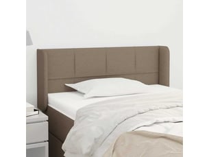Tete de lit A poser largeur 93 cm   taupe