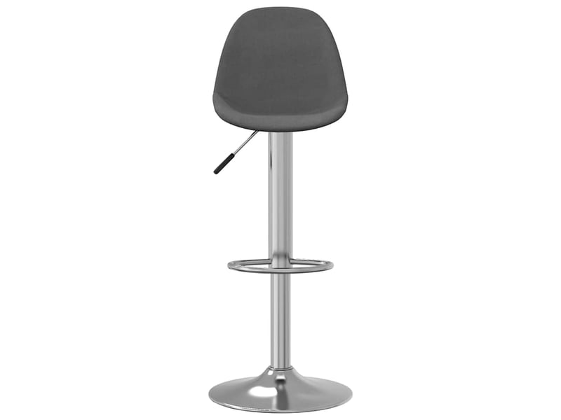  Lot de 2 tabouret de bar, chaise de bar gris foncé tissu shl65168  - Conforama C