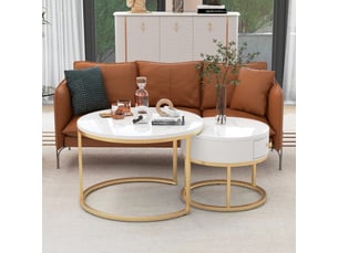 Table basse  coloris blanc <strong></strong> <strong></strong>
