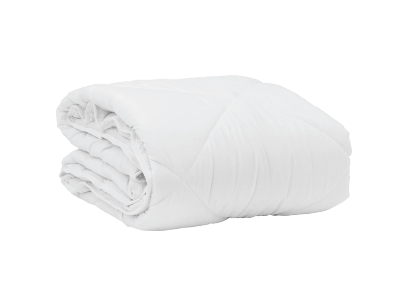  Duvet d'été simple avec oreiller 2 pièces - couette blanc microfibre  - Conforama D