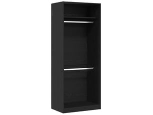 Armoire     <strong></strong> <strong></strong> coloris noir largeur 80 cm