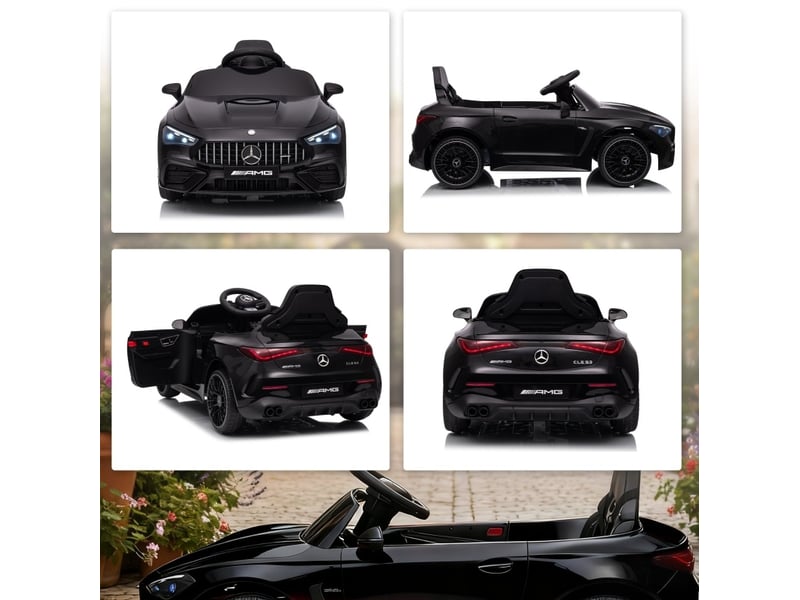  Voiture électrique enfant 99x55x43 cm mercedes-amg en plastique noire  - Conforama C