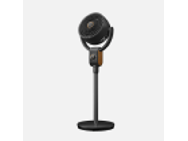  Ventilateur sur pied fabrilamp montenegro 40 w 3 vitesses noir et hêtre 239841088 - Conforama D