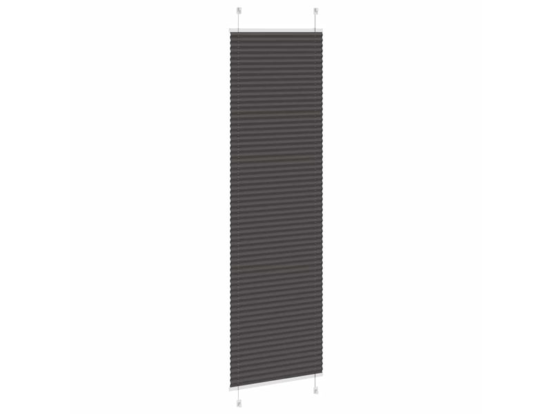  Store plissé, store de fenêtre noir 55x200 cm largeur du tissu 54,4 cm polyester cf46942  - Conforama D