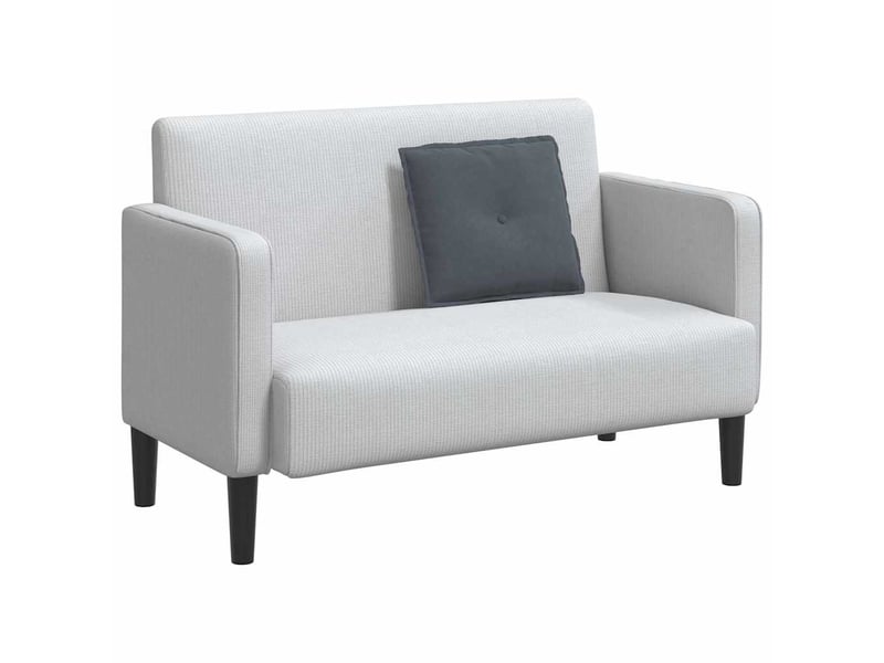  Coussin de dos, coussin de dossier gris foncé 50 x 45 cm tissu en velours côtelé cf54722  - Conforama C