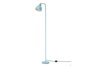 Lampe sur pied industrielle 155 cm bleu clair tete orientable 350° 2700k e27