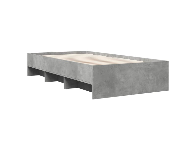 Lit simple- lit adulte - cadre de lit sonoma gris 80 x 200 cm bois d'ingénierie - Conforama B