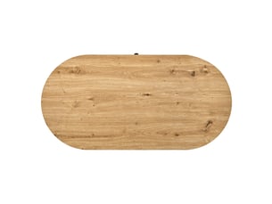 Table basse - avec rangement - avec tiroirs - design moderne - 2 tiroirs - panneau de fibres de densité moyenne - chêne - pour salon et séjour