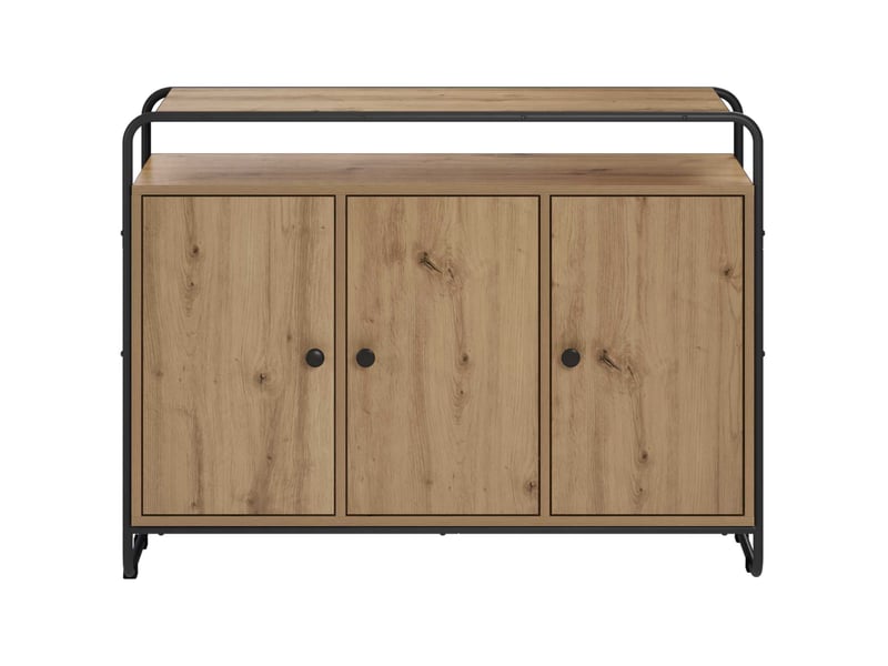  Buffet salon, buffet de rangement chêne artisanal 102x35x75 cm bois d'ingénierie shl66434  - Conforama D