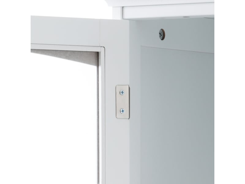  Colonne de salle de bain 2 portes 2 tiroirs en mdf blanc 45 x 36 x 160 cm  - Conforama D