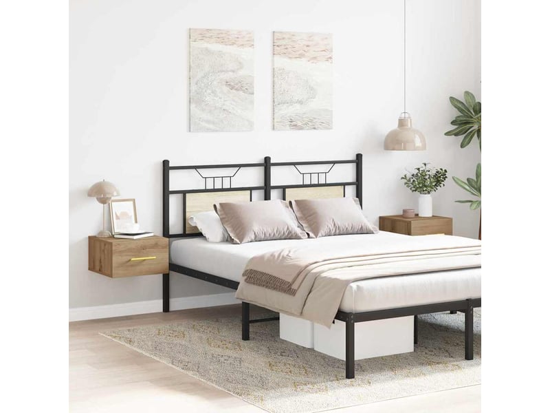  Lot de 2 table de chevet chambre 35 x 35 x 20 cm bois d'ingénierie shl7630  - Conforama B