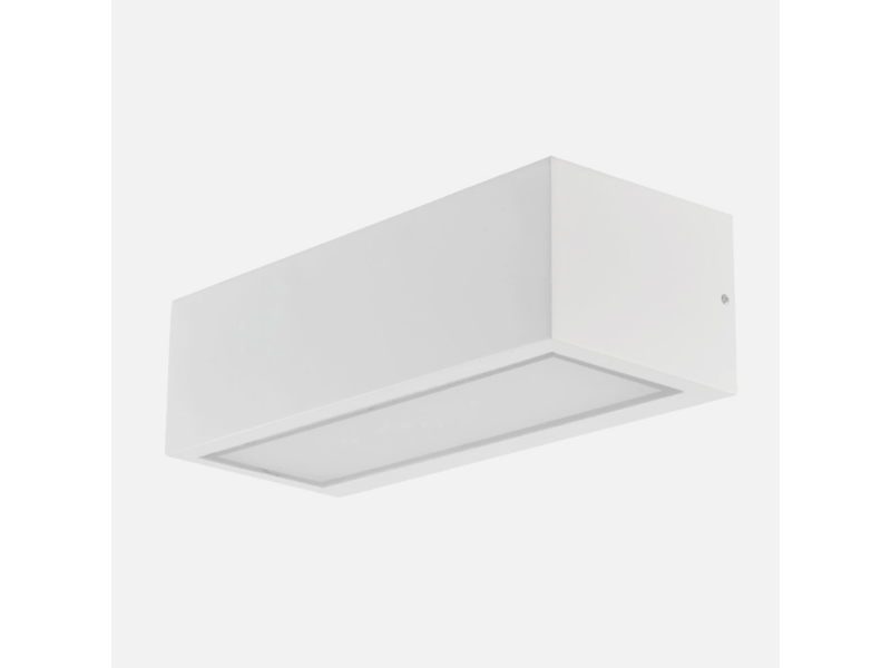  Applique extérieure fabrilamp conga coloris blanc 1 x e27 ip54 8 x 26 x 10,8 cm 150860101 - Conforama C