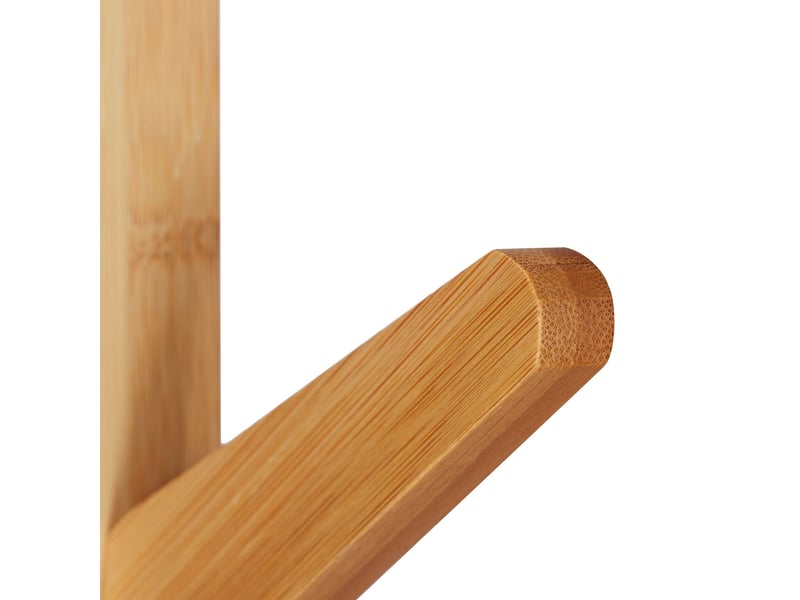 Portemanteau sur pied en forme d'arbre 180 x 40 x 40 cm pratique décoratif pour bureau couloir en bambou naturel 13_0004493  - Conforama C