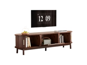 Meuble tv coloris marron 165 cm   