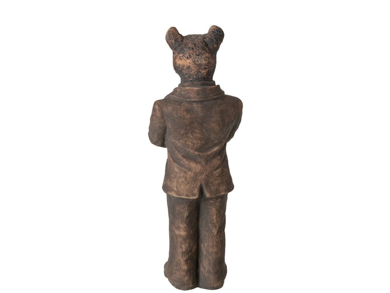  Statuette déco léopard zeno 47cm marron  - Conforama C