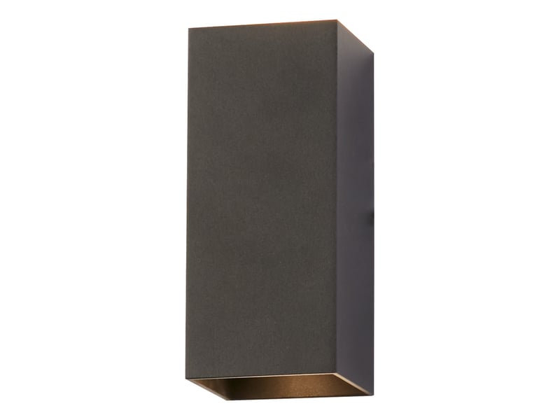  Searchlight don applique murale carrée à éclairage haut et bas, noire, 2 x gu10  - Conforama A