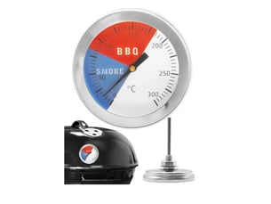 Thermomètre de cuisson analogique pour barbecue,ø 5,2 cm, 0 °c - 300 °c
