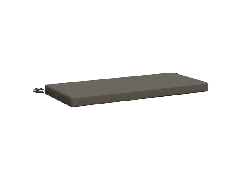  Lot de 2 coussins de banc, coussins d'assise soest 100 % polyester gris cf57267  - Conforama D