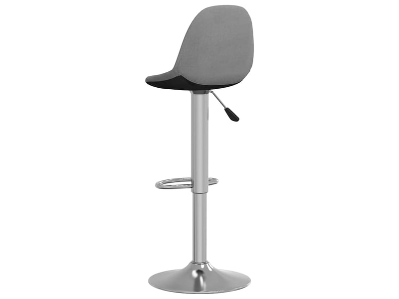  Lot de 2 tabouret de bar, chaise de bar gris tissu  - Conforama E