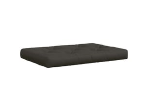 Coussin de siège en palette, coussin d'assise vianen 100 % polyester anthracite cf55865