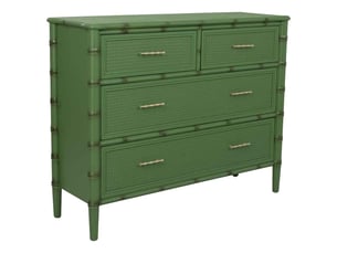 Commode en bois vert 117x39x92 cm h
