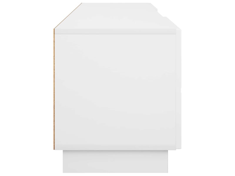  Meuble tv, banc tv 180x34,5x40 cm blanc bois d'ingénierie shl2663  - Conforama E