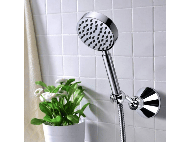  Support de douche mural support mural pour douchette pivotante à 360°, adapté pour douchette à main ou pomme de douche  - Conforama B