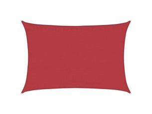 Voile d'ombrage - voile d'ombre - voile parasol 160 gm² rouge 4x6 m pehd