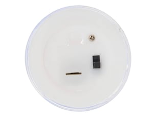 Bougie led d'intérieur blanc chaud 1 led h. 15,5 cm à piles