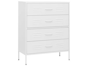 Commode 1 tiroir(s) <strong></strong> <strong></strong> coloris blanc largeur 80 cm