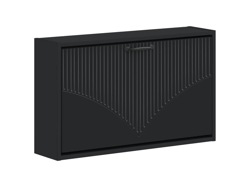  Meuble à chaussures mural, armoire à chaussures hoorn 71x17x43 cm noir  - Conforama A