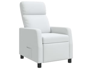 Fauteuil relax manuel VIDAXL  Tissu blanc