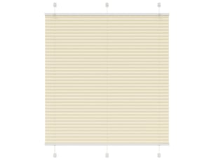 Store plissé, store de fenêtre crème 115x150cm largeur du tissu 114,4cm polyester cf46827
