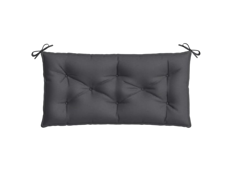  Coussin de banc de jardin, coussin d'assise anthracite mélangé 100x50x7 cm tissu cf52644  - Conforama D