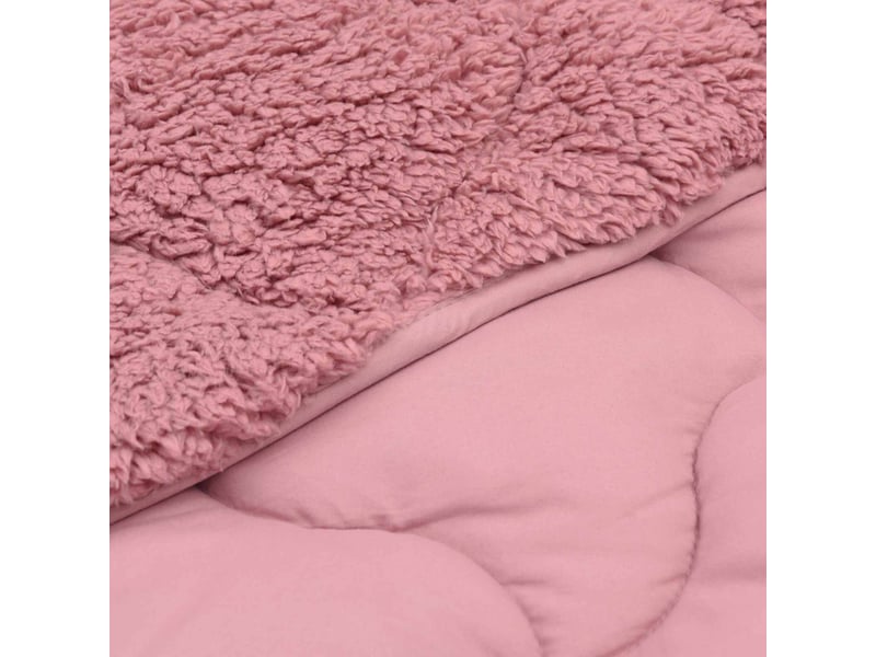  Duvet d'hiver - couette 200 x 220 cm hiver - couette rose respirant  - Conforama E