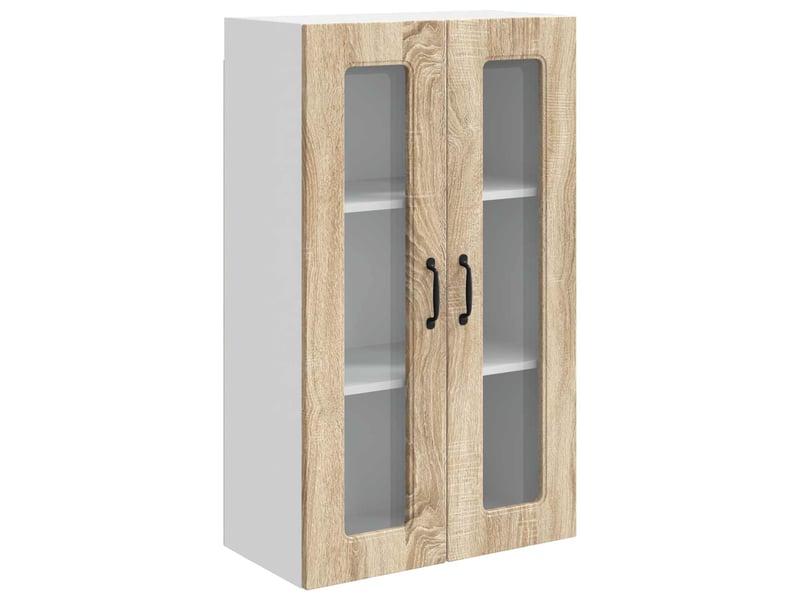  Meuble mural de cuisine | armoire de cuisine chêne sonoma 60x31x100cm shl3631  - Conforama A